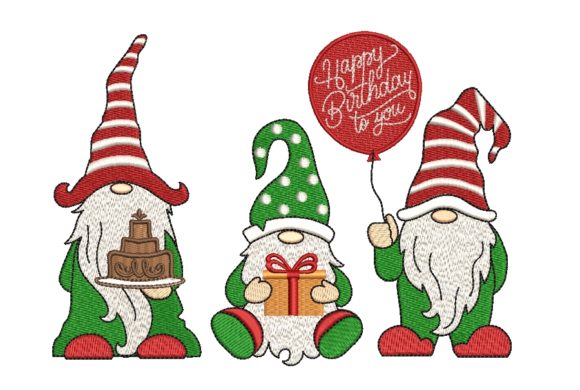 Birthday Gnomes Embroidery Design Review