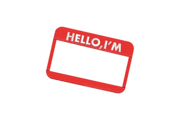 Hello, I m: A Designer's Take on This Sweet Embroidery File