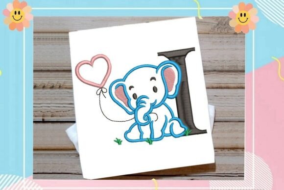 I Letter Cute Elephant Decor: A Designer's Review