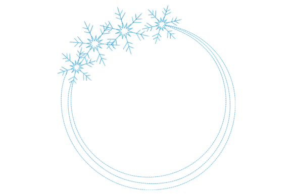 Snowflake Circle Frame: A Designer's Review for Winter Gifts
